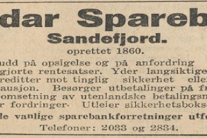 Bilde av Sandar Sparebank